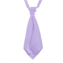 Boys Lilac Adjustable Scrunchie Wedding Cravat